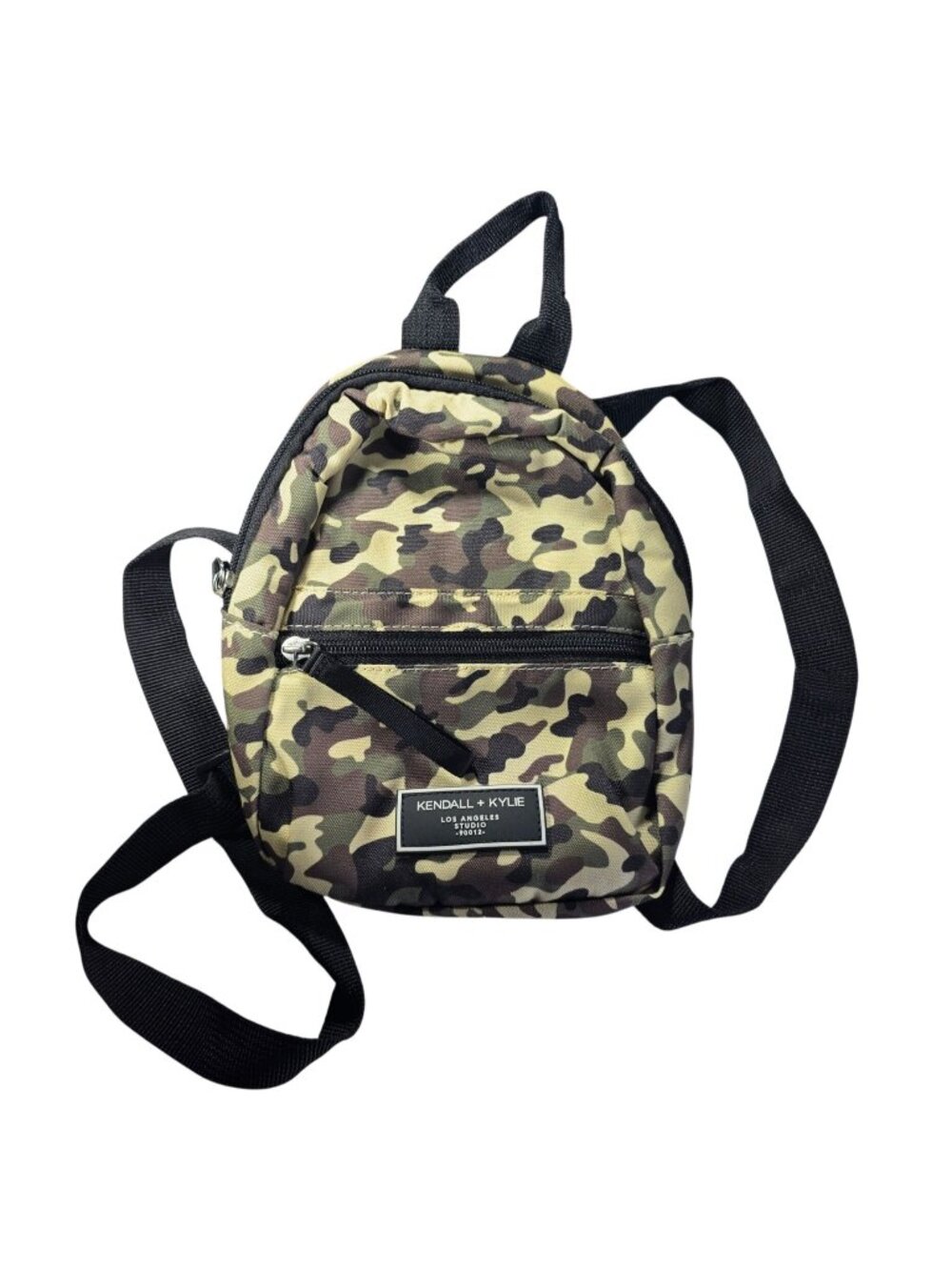 Kendall + Kylie Mini Backpack Camo Adj Straps Lightweight Polyester Casual Bag